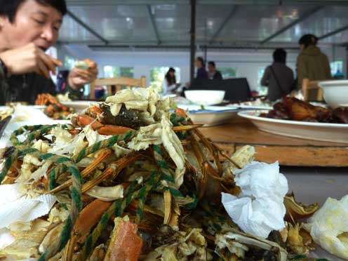 Suzhou hairy crab season