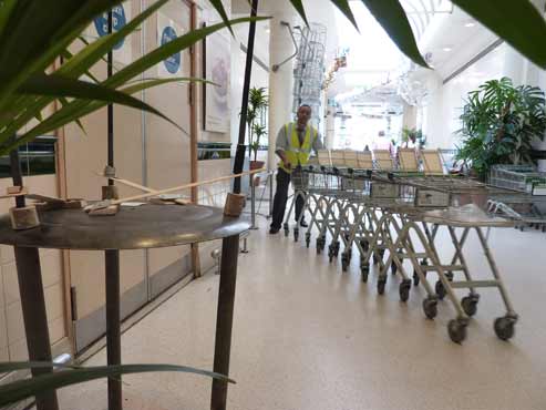 In transit What goes up