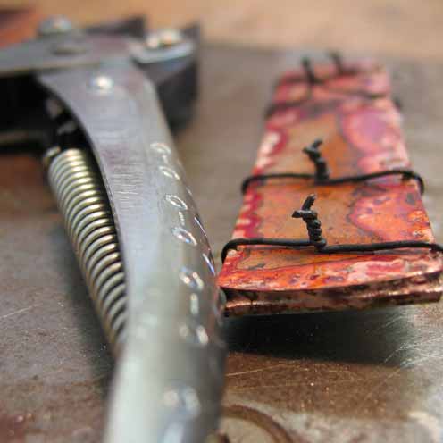 Hinchee Hung mokume garne for Sap