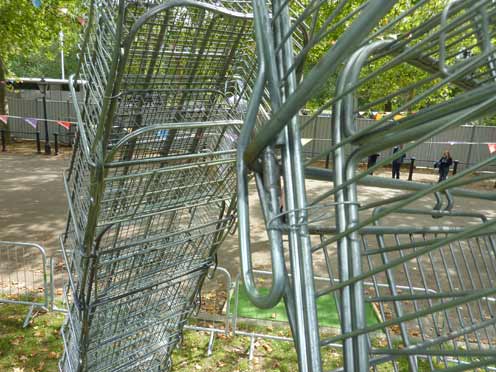 Totem in Clarence House Gardens